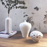 White ceramic vase