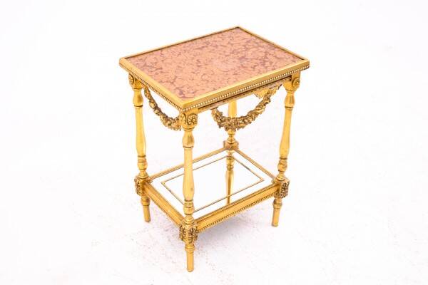 Antique table from around 1900, France.