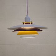 Colorful Danish Pendant Lamp by Belid – 1980s