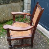 Pair of old brutalist design armchairs