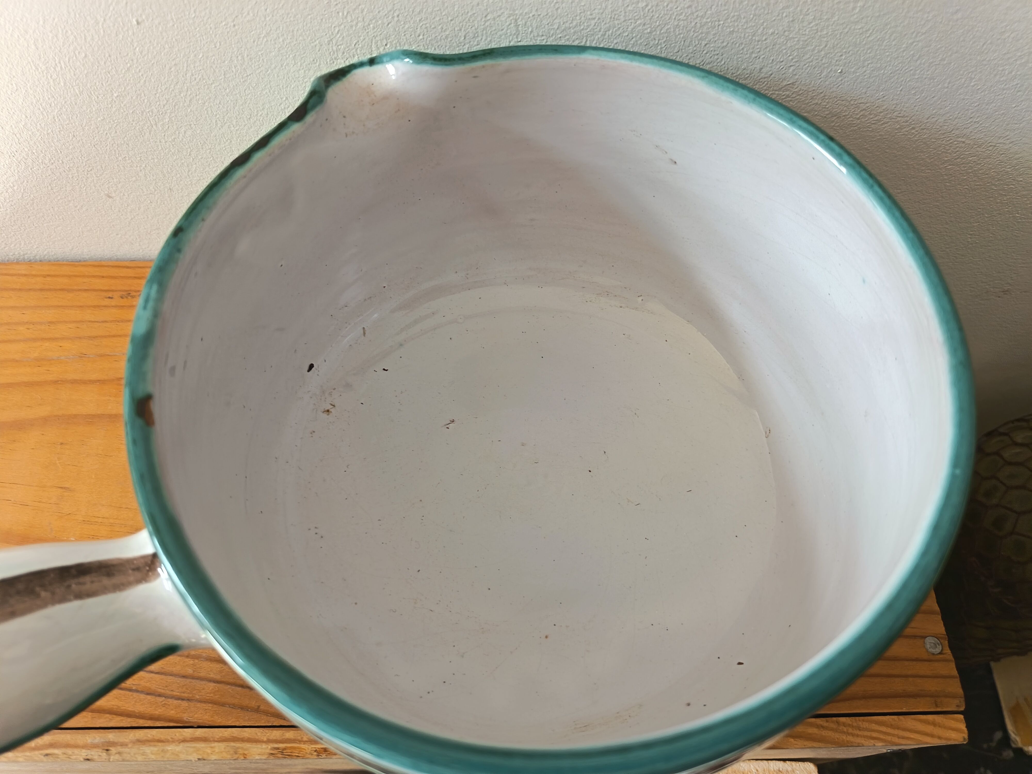 Ceramic pan by Robert Picaut in Vallauris