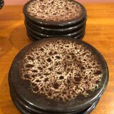Vallauris speckled coffee service