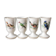 4 vintage mazagrans porcelain Manufacture Pillivuyt