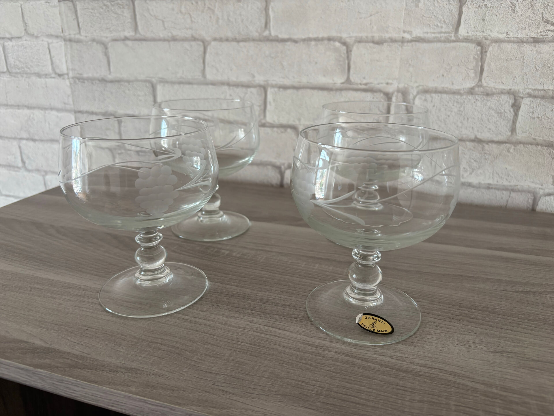 Coupe glace Saint Louis (maison du groupe Hermes)