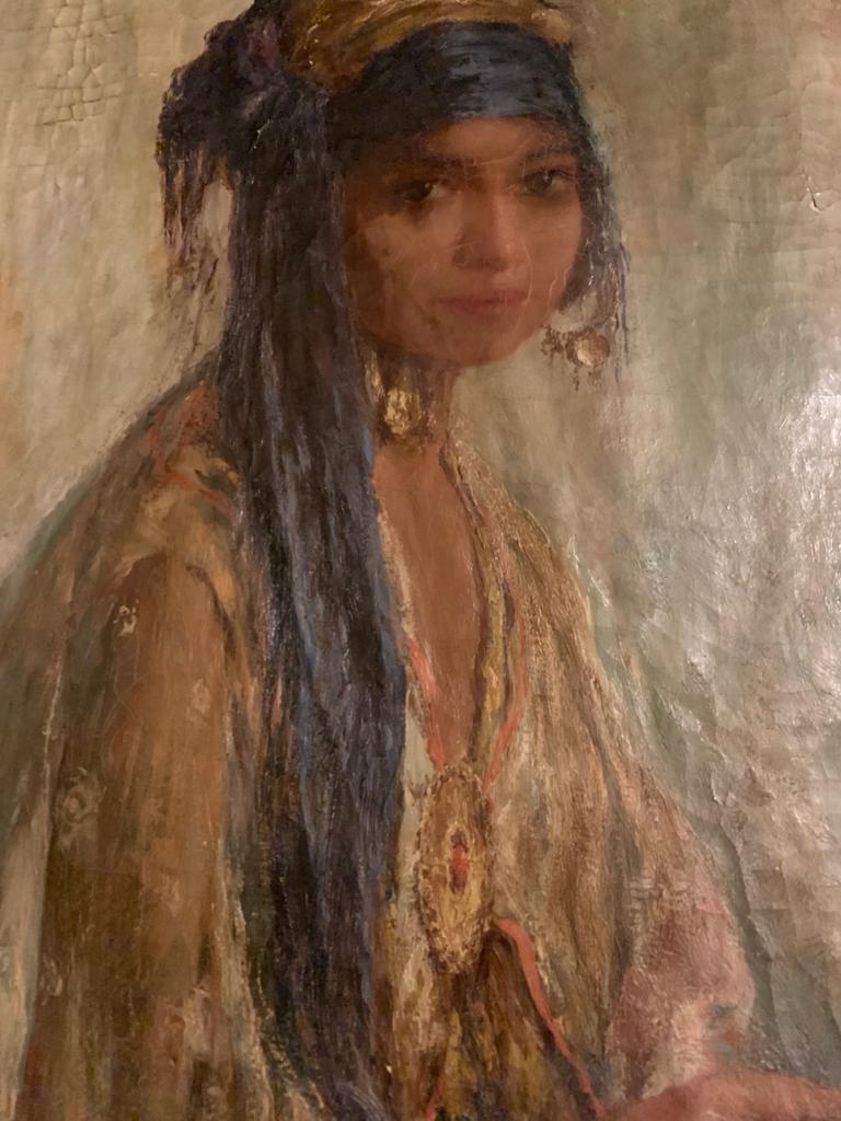 Orientalist portrait by Édouard Verschaffelt