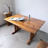 Mountain furniture table made of solid pine