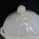 Old soup tureen Sarreguemines ivory