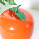 Orange ice bucket, vintage