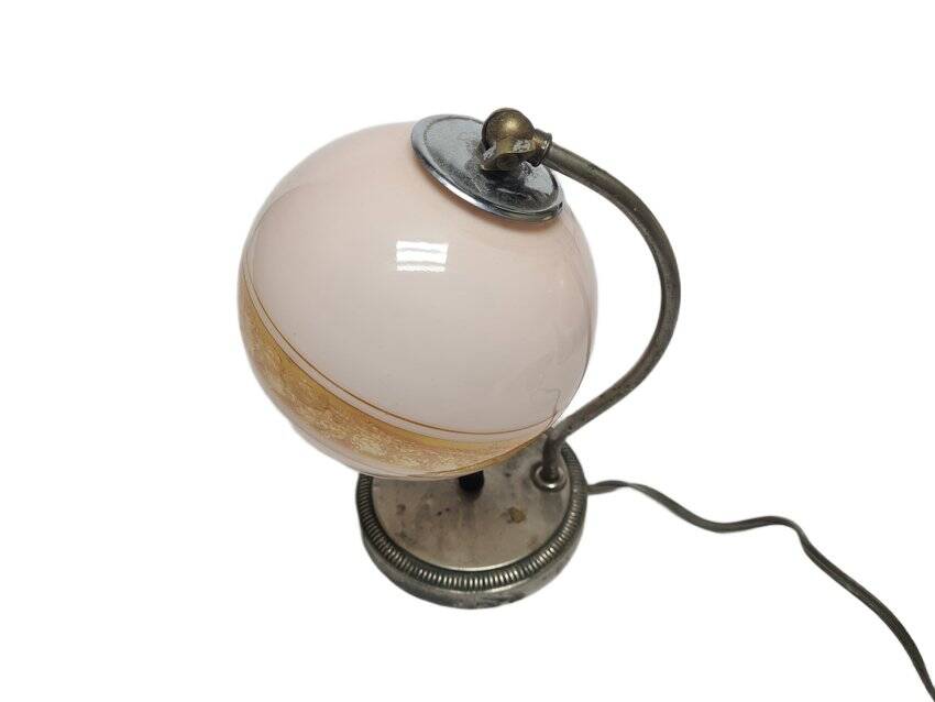 Art Deco bedside lamp, Belgium, 1950s