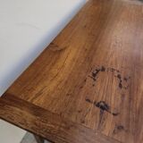 Antique rustic farmhouse table made in the 1900s - 1.54m