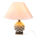 Lampe de table en céramique artichaut vintage italienne, années 1960