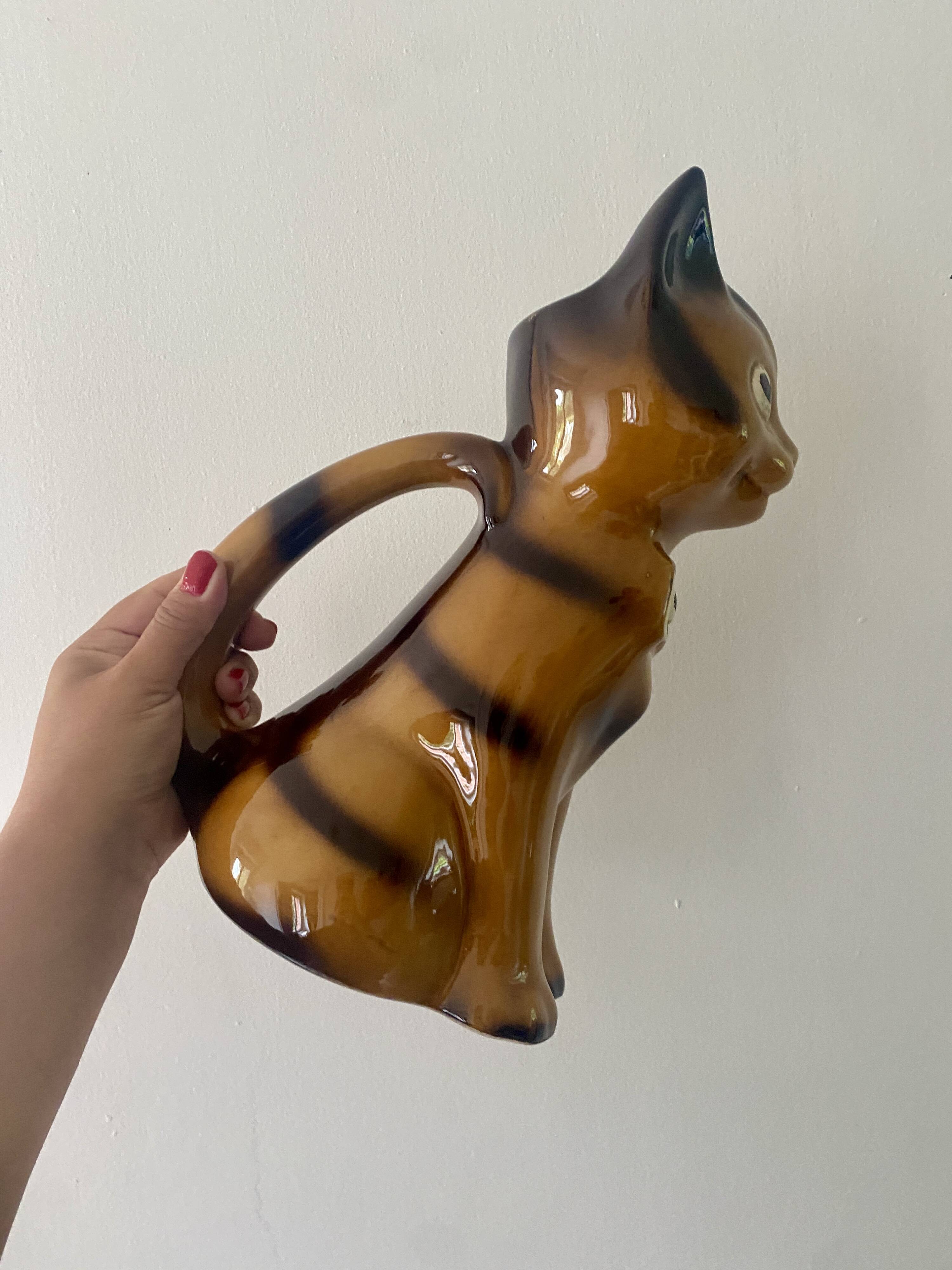 Vintage cat-shaped pitcher