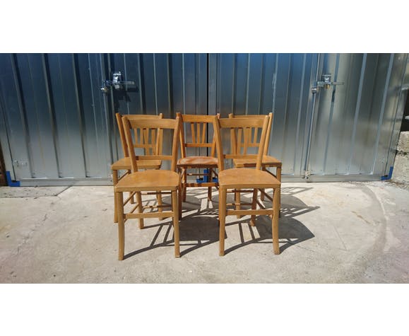 Set of 5 baumann chairs