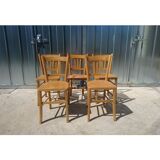 Set of 5 baumann chairs