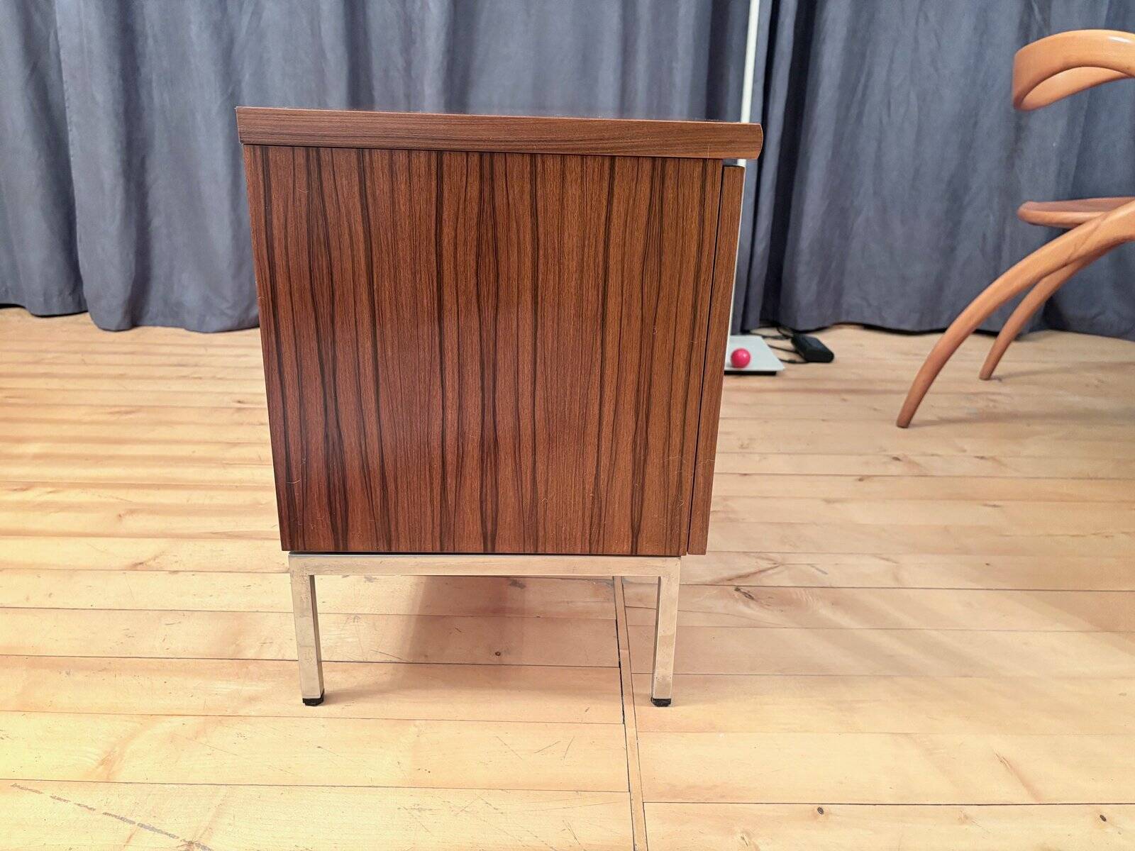 Walnut veneer sideboard, Germany, 1970s