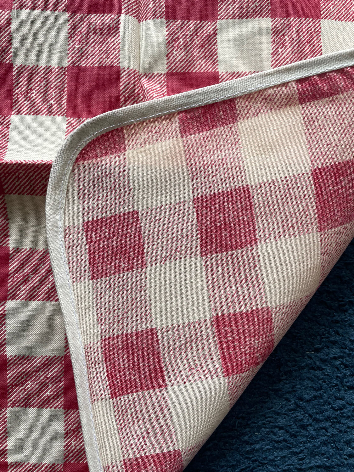 Lot de 18 serviettes de table Vichy
