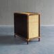 Vintage rattan & woven cane cabinet