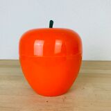 Vintage orange apple ice bucket