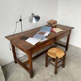 Table de ferme en chêne XVIIIème