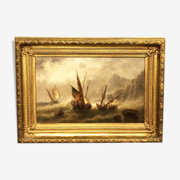 Navy. Oil on canvas, nineteenth century