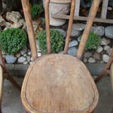 Lot of three old bistro chairs