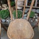 Lot of three old bistro chairs
