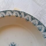 Plat creux en faïence terre de fer
