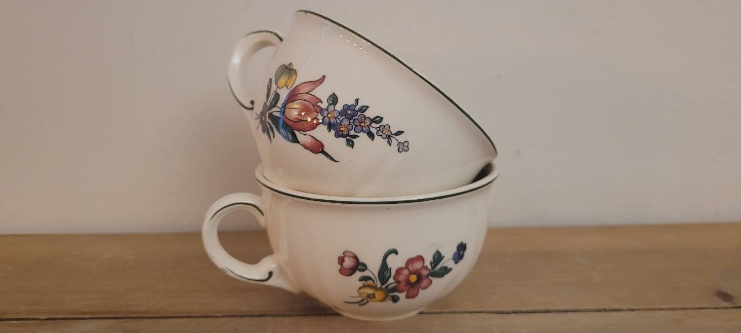 2 tasses Villeroy et Boch