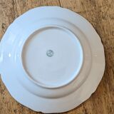 Lot round hollow vintage plates in Limoges porcelain