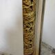 Large antique wooden mirror