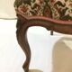 Louis xv style armchair in walnut