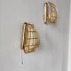Paire d'appliques Targetti vintage