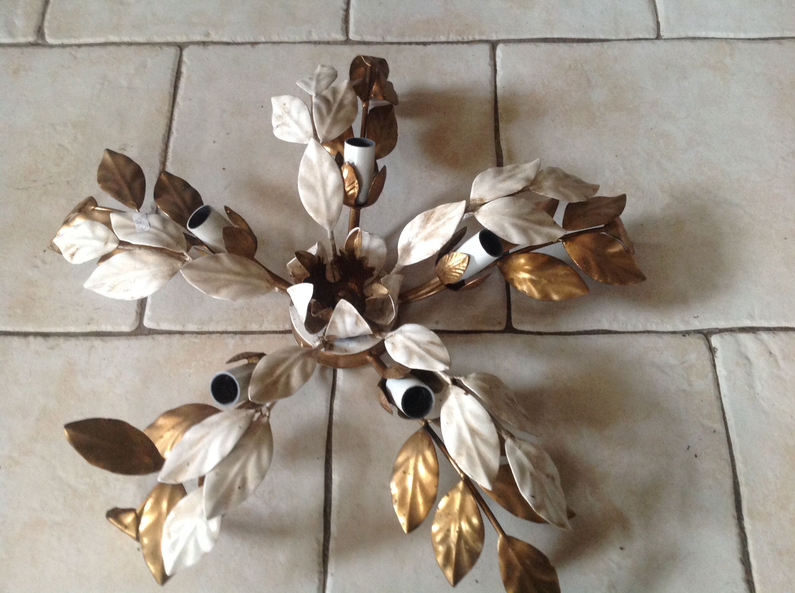 Wall light Flowers, 50's
