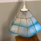 Blue mother-of-pearl suspension