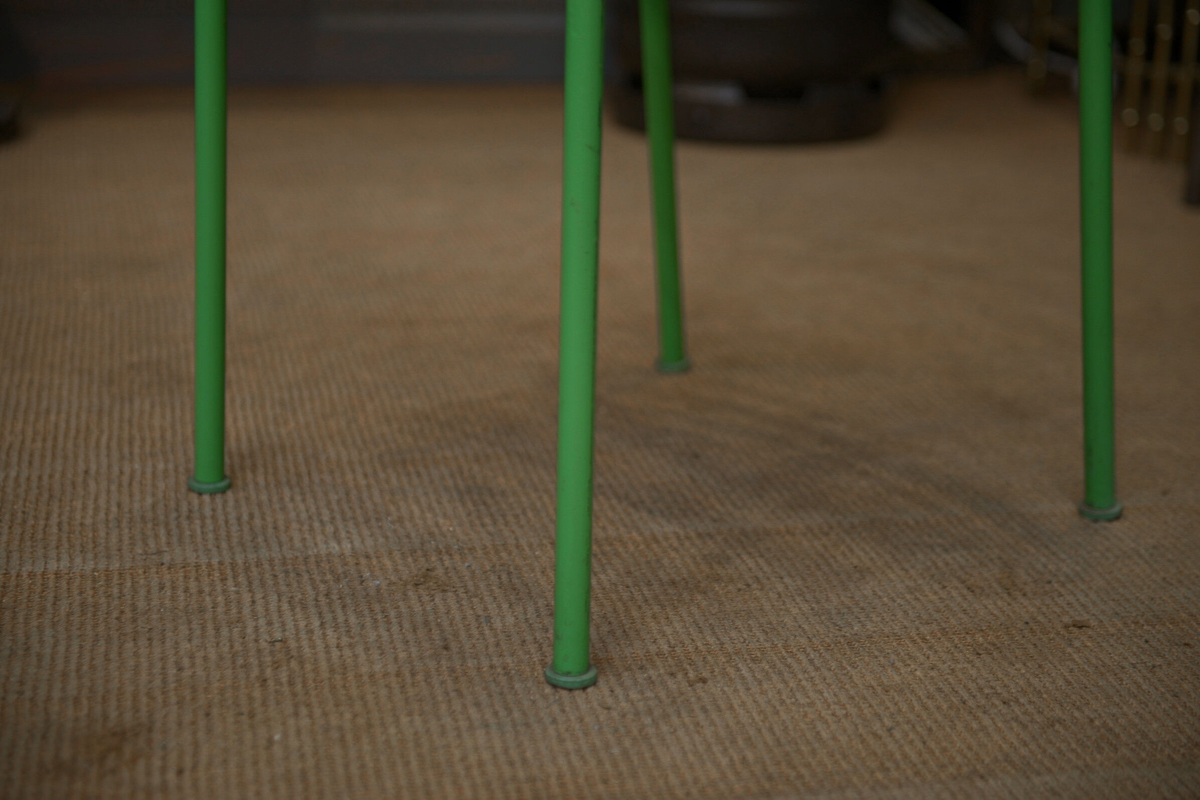 Stackable metal garden chairs