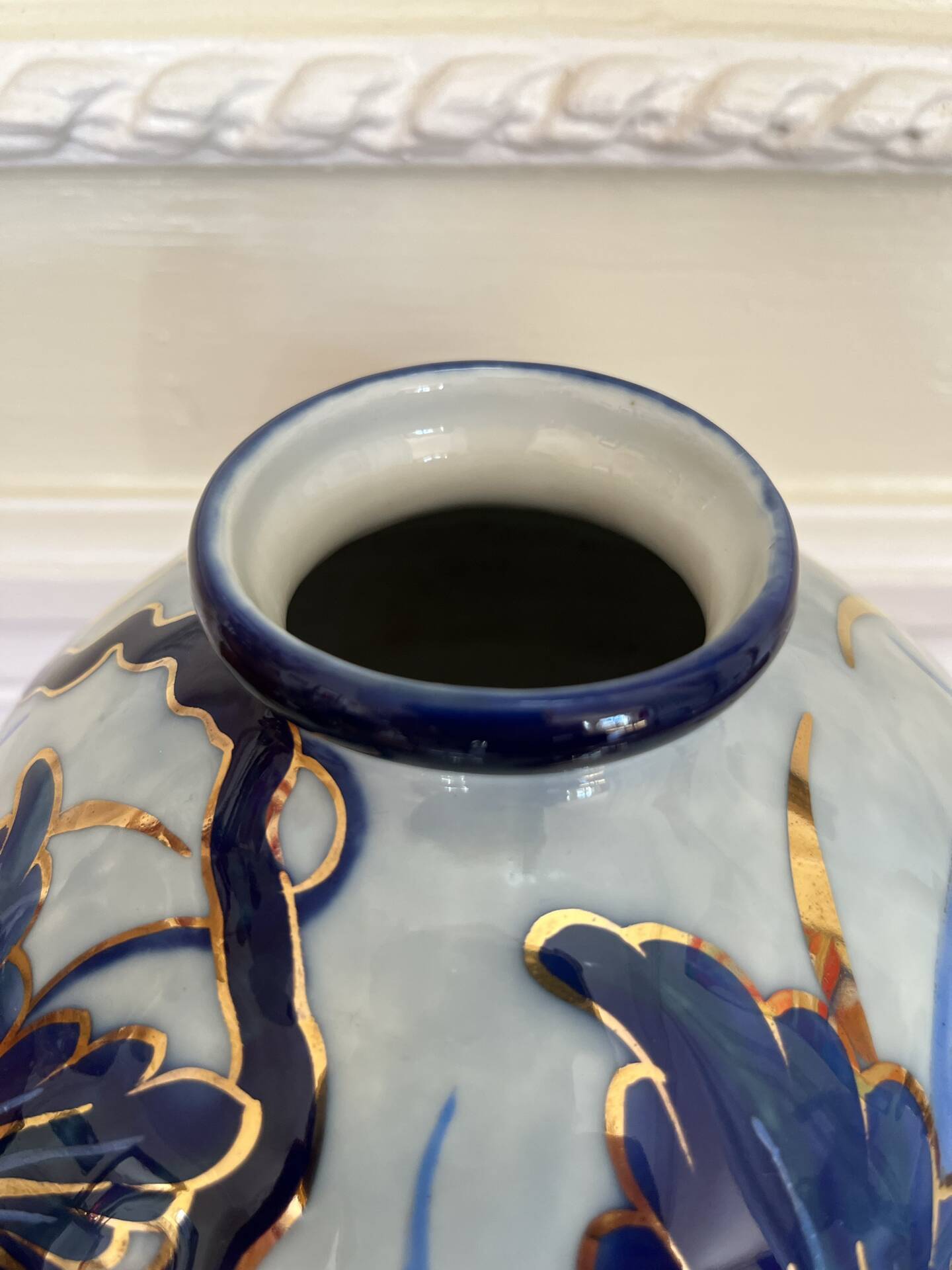 Limoges porcelain vase signed by Camille Tharaud