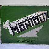 Café Montoux enameled plate