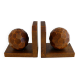 Pair of mirror ball bookends