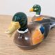Paire de canards vintage en faïence Michel Caugant