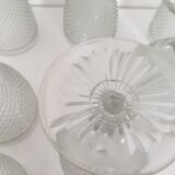 Transparent diamond tip walking glasses