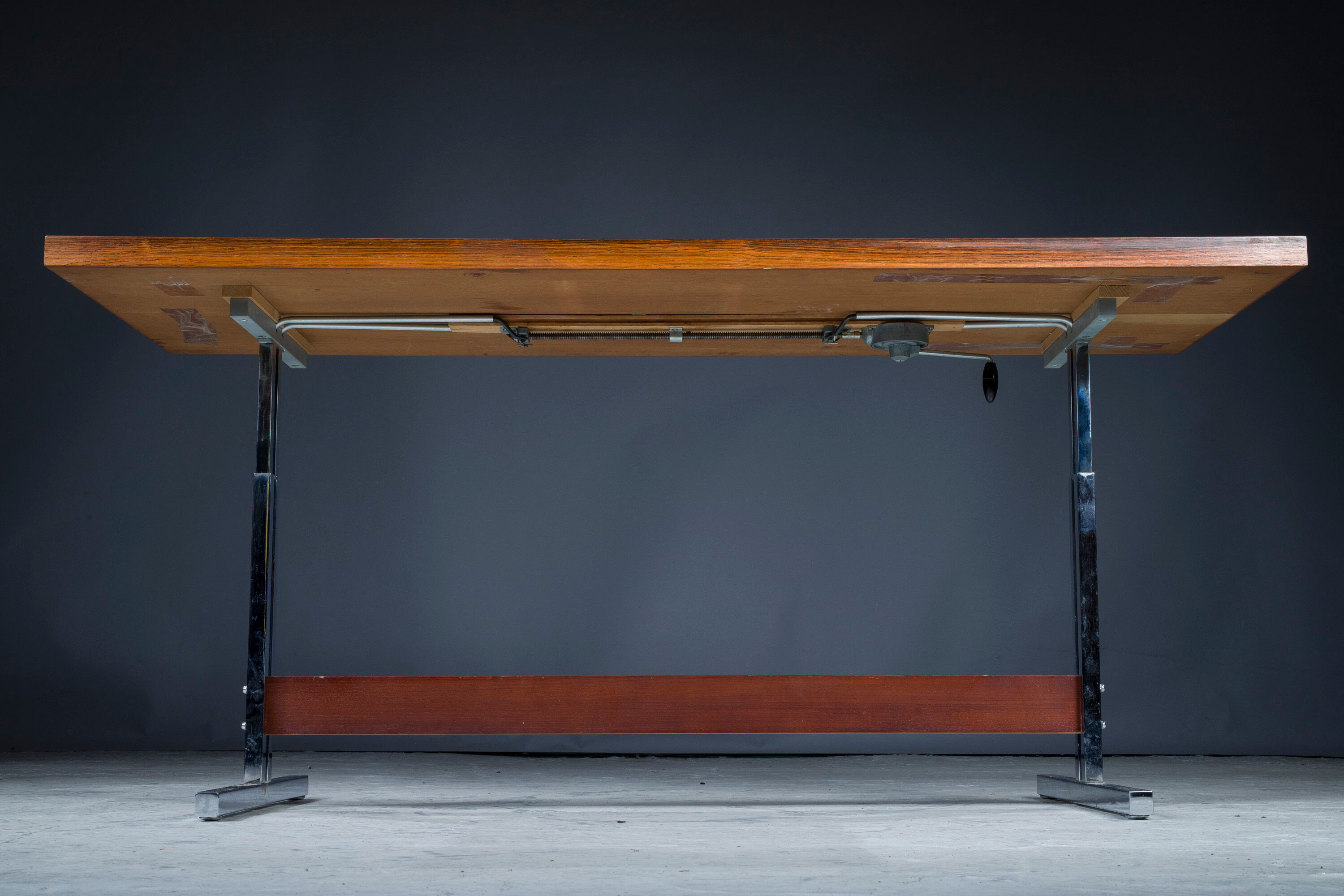 Vintage Adjustable Rosewood Dining or Coffee Table, 1960s