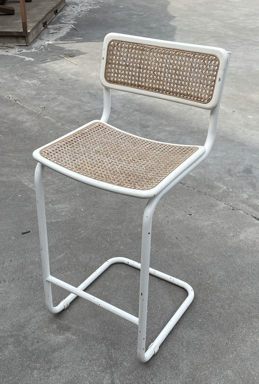 Vintage Cesca design bar stool 80's design Breuer