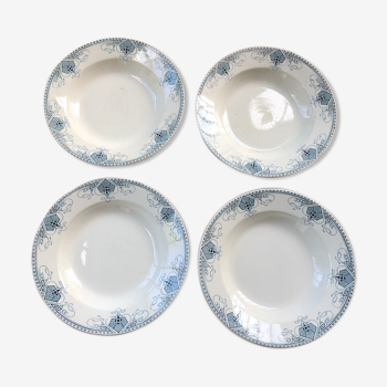 Set de 4 assiettes « Germaines » Sarreguemines