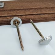 Patinated solid oak coat rack and vintage aluminum hooks