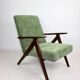 Fauteuil vintage vert olive modèle B-310, années 1970