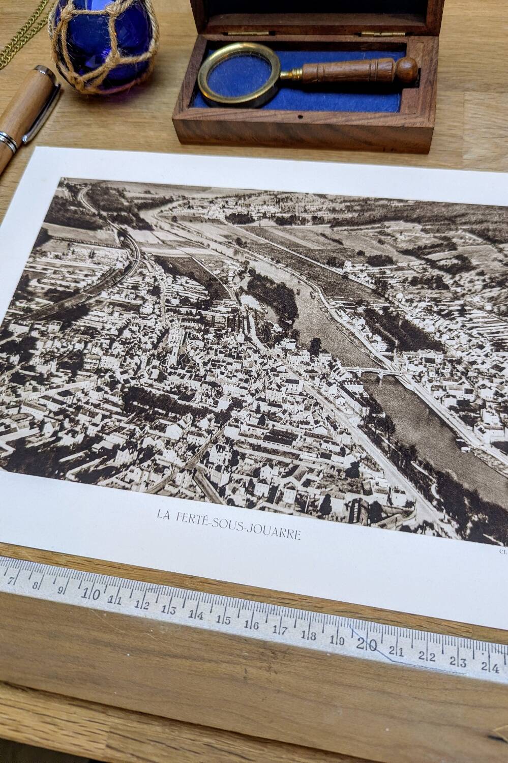 La Ferté-sous-Jouarre, photographic plate printed in 1934.