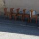 Set de 5 chaises bistrot