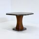 Art Deco dining table with octagonal granite top