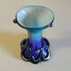 Art Nouveau vase in Biot glass by J.M. OPERTO - mid 20th century