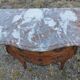 Curved commode in rosewood, Louis XV style.